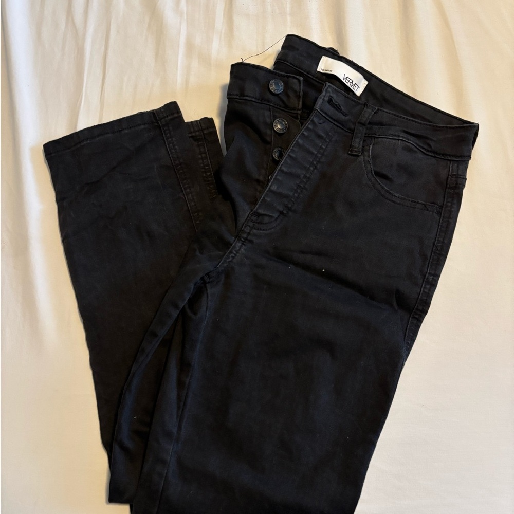 Black High-Waisted Jeans